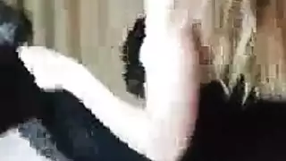 عرض مصري إباحي: هز الأثداء والمؤخرة الجامحة دون غطاء