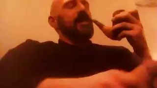 شقراء تحصل على تدخين وضرب قاسي لأنابيبها