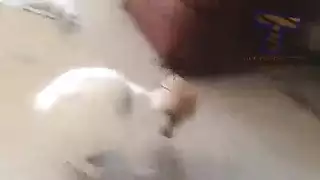 العربية: مراهقة تعزف على نفسها تئن من أجل اختراق اللسان في فيلم منزلي صريح